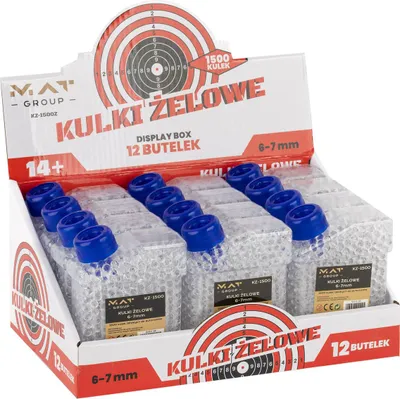 Obrázek produktu pro Gelové kuličky do pistole 6-7 mm 1500 kusů