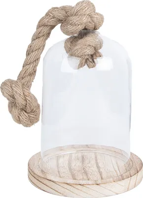 Produktbild von Clayre & Eef Glocke Ø 12x19 cm Transparant Glas