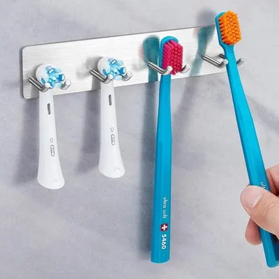 Produktbild von Famanu Zahnputzhalter - Wandhalterung - Edelstahl