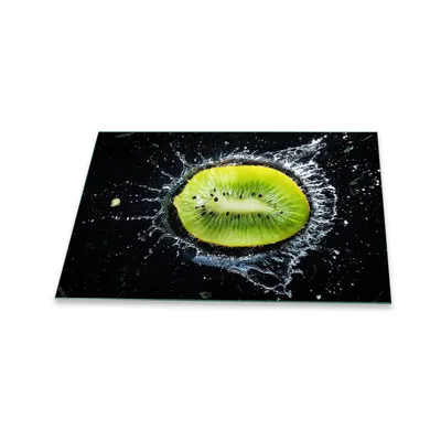 Produktbild von Herdabdeckplatte Glaskeramik 1 Teilig 80x52 Obst Grün Abdeckung Glas Spritzschutz Deko