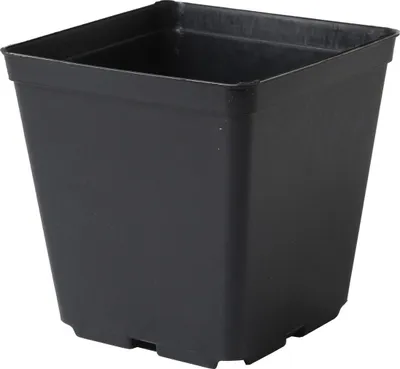 Obrázek produktu pro lehký čtvercový květináč 9x9x10cm ČERNÝ (10 kusů)