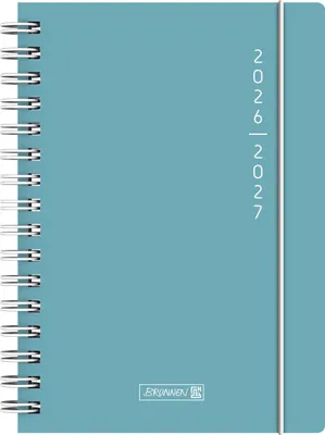 Produktbild von Schülerkalender 2026/2027 "Plain Blue" | A5, Kunststoff
