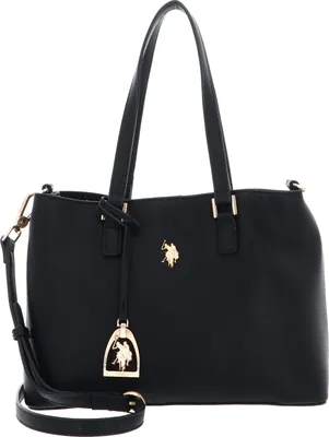 Image de U.S. POLO ASSN. sac à épaule sac à épaule bandoulière Jones Double Handle Bag Black noir
