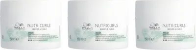 Produktbild von Wella Nutricurls Intensiv Maske für welliges Haar und Locken 3 x 150 ml Set