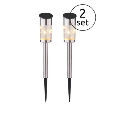 Zdjęcie produktu dla GLOBO 33799-2, Stal nierdzewna, Plastik, III, IP44, LED, 0,06 W, 3 V