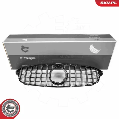 Obrázok produktu pre ESEN SKV 66SKV532 Mriežka chladiča, predná mriežka, vhodná pre MERCEDES-BENZ trieda C kombi (S205), strieborná