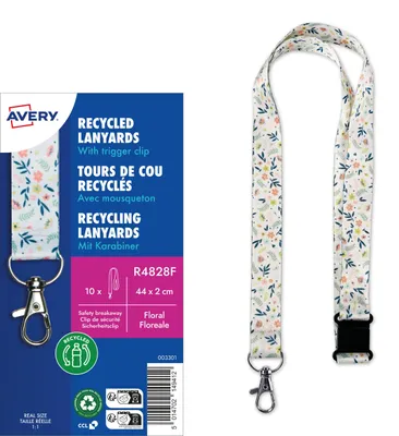 Produktbild von Avery Zweckform R4828F, Recycling Lanyard, 20 x 440 mm, 10 Stück
