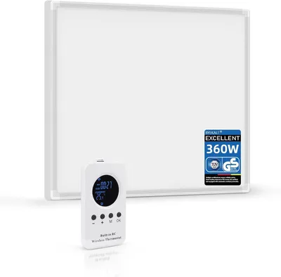Obrázek produktu pro Infračervené topení, 360 W, elektrické topení s termostatem