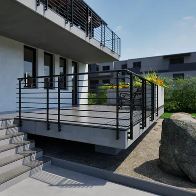 Produktbild von Minka Geländersystem Orion Side schwarz