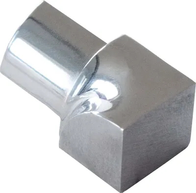 Produktbild von Dalsys Inneneck für Fliesenschiene Viertelkreisprofil Edelstahl Poliert 8mm, Fliesenprofil