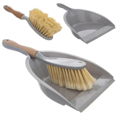 Image de Balai-brosse avec pelle - Kit de nettoyage - Pour la maison