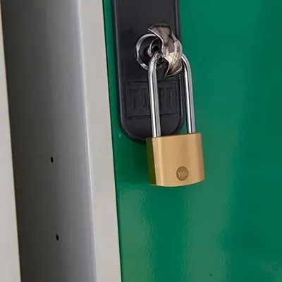 Immagine prodotto di Lucchetto Yale in ottone, arco lungo in acciaio temprato, 40 mm, 3 chiavi, Y110B/40/152/1
