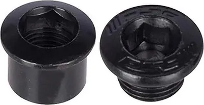 Produktbild von FSA Kettenblattschrauben M8x0,75P Edelstahl Schwarz -für E-Bikes