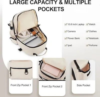 Produktbild von Famanu Rucksack Multifunktional - Laptoprucksack, Schulrucksack