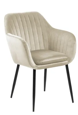 Produktbild von Actona Emilia, Gepolsterter Sitz, Stoff, Sand, Gepolsterte Rückenlehne, Stoff, Sand