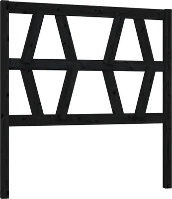 Obrázok produktu pre vidaXL Čelo postele čierne 96x4x100 cm Masívne borovicové drevo