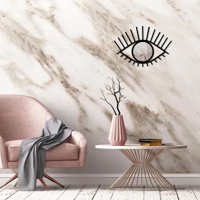 Immagine prodotto di Wallity, Nazar- HRP1111, nero, specchio da parete, 70 x 2 x 50 cm, 100% metallo