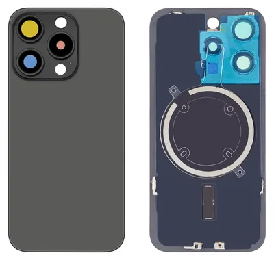 Produktbild von iPhone 15 Pro Backcover Titan Schwarz