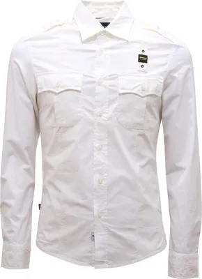 Produktbild von L3881 Camicia Uomo Blauer Man Shirt