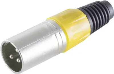 Produktbild von XLR-Stecker, gelb