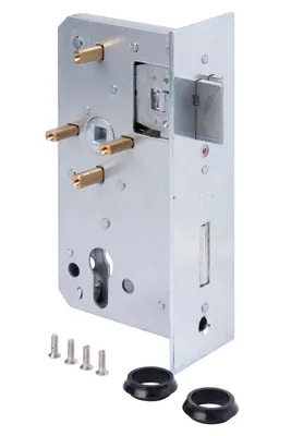 Immagine prodotto di Alberts 412043 Serratura di ricambio, zincata, per serratura 60 mm, arretrata 65 mm