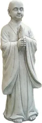 Produktbild von Schöner Buddha aus Steinguss Neu Frostfest Witterungsbeständig PO-606