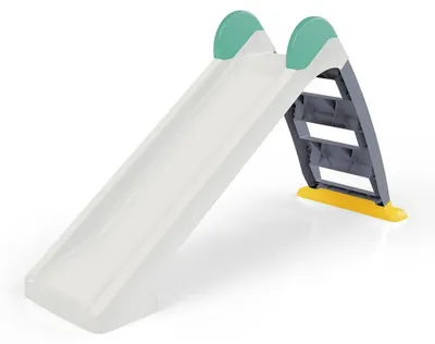 Image de Mon premier toboggan pour enfants, disponible en blanc, bleu et jaune