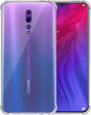 Immagine prodotto di Smartphonica Custodia del telefono adatto per Oppo Reno Z trasparente antiurto - antiurto TPU SIlicone Custodia Backcover con paraurti trasparente