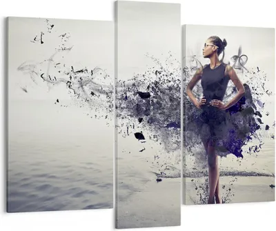 Produktbild von Bild auf Leinwand - Leinwandbild - Afrika modell schönheit komposition - 95x80cm - Wand Bild - Wanddeko - Leinwanddruck - Bilder - Kunstdruck - Leinwand bilder - Wandkunst - CB95x80-2623