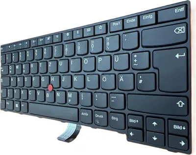 Immagine prodotto di Tastiera tedesca nera con trackpoint per Lenovo ThinkPad E475 20H4000AUS