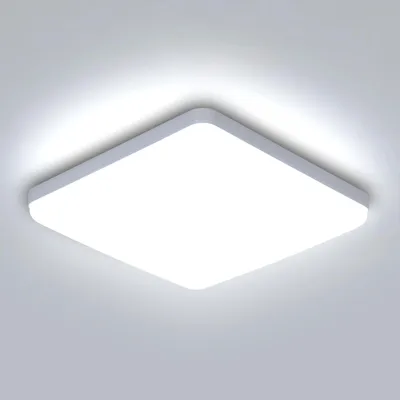 Produktbild von Comely Deckenlampe LED Deckenleuchte Flach 36W Quadrat Flurlampe 6500K