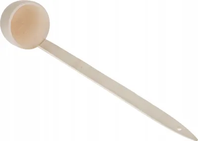 Obrázek produktu pro Dřevěná lžíce 40 cm, naběračka na polévku a omáčky, odolná a robustní