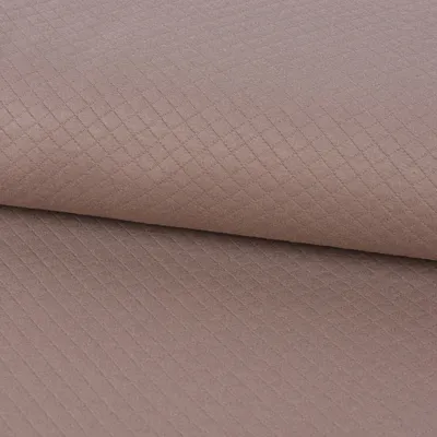 Produktbild von Sweatstoff Meterware Steppstoff Steppsweat einfarbig taupe 1,5m