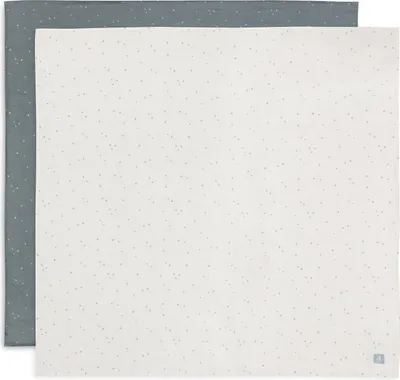 Produktbild von Jollein Twinkling Large Multituch Hydrophil - 2 Pack - 115 x 115 cm - Sea Green | Großes hydrophiles Tuch