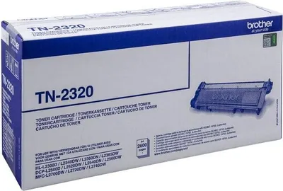Produktbild von Brother TN-2320, 2600 Seiten, Schwarz, 1 Stück(e)