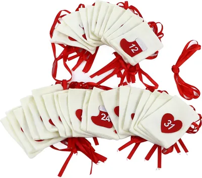 Obrázok produktu pre Vianočný adventný kalendár tašky, vianočný kalendár tašky, vianočný adventný kalendár tašky, adventný kalendár tašky, opakovane použiteľné adventné kalendáre, vianočné dekorácie