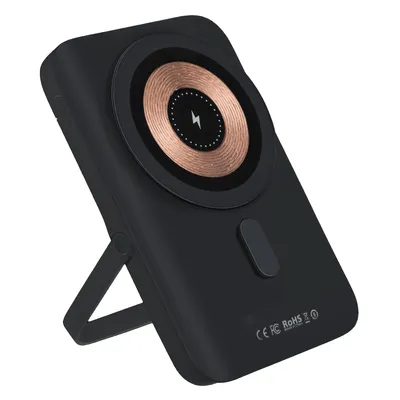 Productafbeelding van R2B Draadloze Powerbank 10.000 mAh - MagSafe Geschikt - Zwartblauw