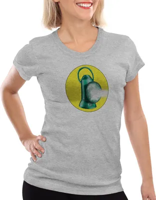 Produktbild von style3 Sheldon Lantern Damen T-Shirt, Farbe:Grau meliert, Größe:XS