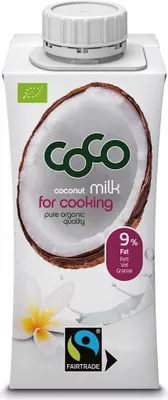 Image de CoCo Lait de coco - pour la cuisine 9% de matières grasses 200ml