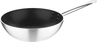 Image de Wok Vogue Platinum Plus en aluminium avec revêtement antiadhésif en téflon 300 mm