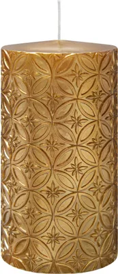 Produktbild von Kerzen Elegance Gelbgold 130 x Ø 70 mm 4er Set