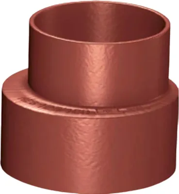 Image de PRIX SML Tube de transition DN200/150, raccord d'évacuation en fonte sans manchon, conforme à la norme EN 877, marquage  par un organisme tiers, label de qualité RAL RAL-GZ 698, incombustible selon la norme EN 13501-1, 1 pièce.