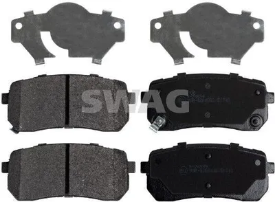Produktbild von SWAG Bremsbeläge Satz Hinten Bremsklötze für KIA SORENTO III 33 10 7497