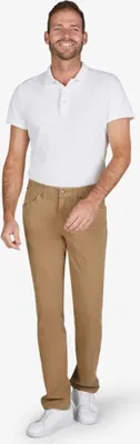 Produktbild von Club of Comfort - Herren Stretch Jeans Hose, Henry (8070), Farbe:Beige (33), Größe:W34, Länge:L32