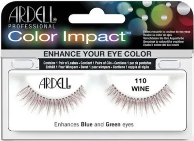 Zdjęcie produktu dla Zestaw sztucznych rzęs Ardell Colour Impact Nº 110 Wine