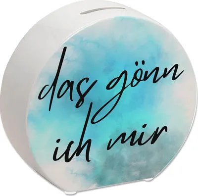 Produktbild von Das gönn ich mir Spardose mit Spruch