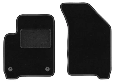 Produktbild von Velours-Fußmatten Vorne für Fiat Freemont 2011-2016 (Crossover) – 2-tlg, Schwarz, passgenau – Wielganizator LUX