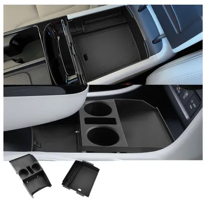 Image de Boîte de rangement pour la console centrale, compatible avec les modèles Hyundai Tucson NX4 de 2024 à 2026, avec boîte de vitesses automatique, ABS