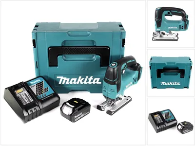 Produktbild von Makita DJV 182 RG1J Akku Pendelhubstichsäge 18V Brushless + 1x Akku 6,0Ah + Ladegerät + Makpac