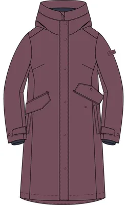 Produktbild von CMP Damen Parka Coat Fix Hood Pink 36